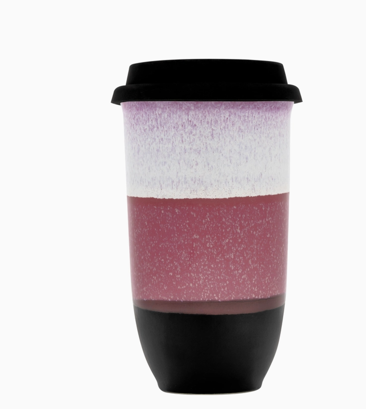 Eclipse 16oz Ceramic Travel Mug – Reusable with Lid