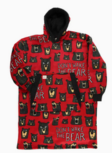 Load image into Gallery viewer, Don&#39;t Wake Bear Blanket Hoodie
