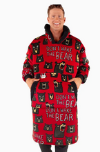 Load image into Gallery viewer, Don&#39;t Wake Bear Blanket Hoodie
