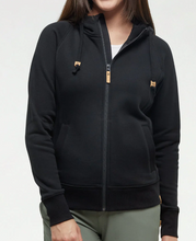 Load image into Gallery viewer, Elm Zip Hoodie Black
