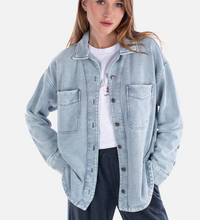Load image into Gallery viewer, Eden Knit Shirt - Denim
