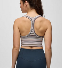 Load image into Gallery viewer, Heavana™ Racerback Bralette Almond Microstripe
