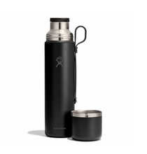 Load image into Gallery viewer, 36 oz Hot Flask &amp; Cup Black
