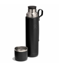 Load image into Gallery viewer, 36 oz Hot Flask &amp; Cup Black
