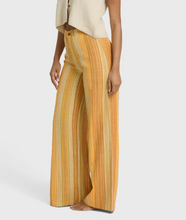 Load image into Gallery viewer, Hazy Daze Elastic Waist Pants Brown Multi
