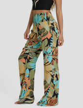 Load image into Gallery viewer, New Waves 2 Elastic Waist Pants Black Multi

