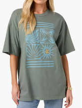 Load image into Gallery viewer, OG Elements Oversize Cotton Graphic T-Shirt Balsam Green
