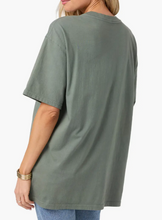 Load image into Gallery viewer, OG Elements Oversize Cotton Graphic T-Shirt Balsam Green
