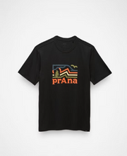 Load image into Gallery viewer, prAna Peak Path Short Sleeve Graphic Tee Black
