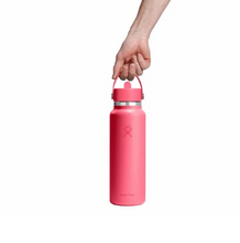 Load image into Gallery viewer, 40 oz Wide Mouth with Flex Straw Cap Popstar Pink
