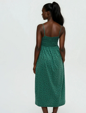 Load image into Gallery viewer, Driftwood Dress tidal teal ditsy
