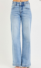 Load image into Gallery viewer, Bow Tie Tummy Control Risen Jeans
