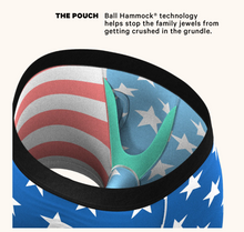 Load image into Gallery viewer, The Mascot American Flag Ball Hammock® Pouch Underwear With Fly
