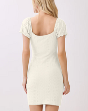 Load image into Gallery viewer, Seaside Petal Dress Cream

