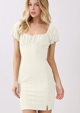 Load image into Gallery viewer, Seaside Petal Dress Cream
