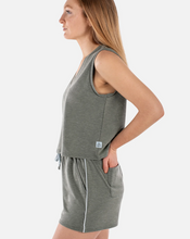 Load image into Gallery viewer, Bondi V-Neck Tank - Agave
