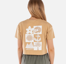 Load image into Gallery viewer, Salty Soul Crop Tee - Gold

