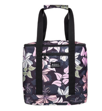 Load image into Gallery viewer, Water Effect Cooler Bag in Anthacite Sunny Floral Swim

