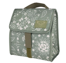 Load image into Gallery viewer, Roxy Smiling Seagulls Lunch Box  Oil Green Boho

