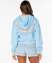 Load image into Gallery viewer, Breakwater Hoodie Airy Blue Garett Wave

