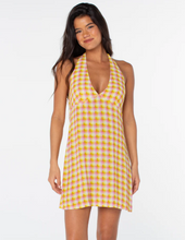 Load image into Gallery viewer, Beach Day Mini Dress Bodacious Sweet Gingham
