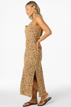 Load image into Gallery viewer, Holly Animal Midi Dress Warm Sand
