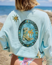Load image into Gallery viewer, Sunset Rider Kendal Crewneck Sweatshirt CLEARWATER
