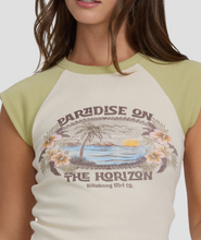 Load image into Gallery viewer, Horizon Raglan Short Sleeve Knit T-Shirt
