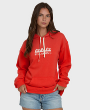 Load image into Gallery viewer, Surfing In Town Pullover Hoodie FIESTA RED
