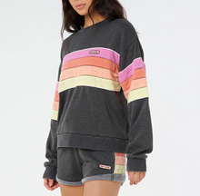 Load image into Gallery viewer, Surf Revival Relaxed Crew Washed Black
