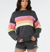 Load image into Gallery viewer, Surf Revival Relaxed Crew Washed Black
