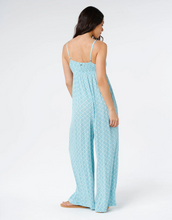 Load image into Gallery viewer, Half Moon Bay Tile Jumpsuit Sea Blue
