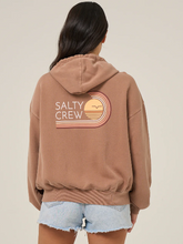 Load image into Gallery viewer, Ombre Wave Hooded Zip - Mocha
