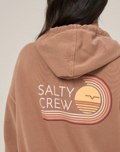 Load image into Gallery viewer, Ombre Wave Hooded Zip - Mocha
