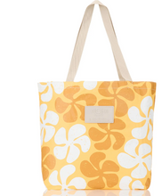 Load image into Gallery viewer, Reversible Tote Funky Plumeria - Honey
