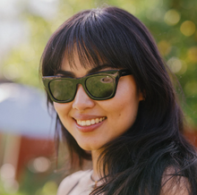 Load image into Gallery viewer, Allora Black + Polarized Gray Green Lens
