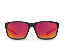 Load image into Gallery viewer, Mayor Matte Black + Polarized Red Mirror Lens
