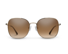 Load image into Gallery viewer, Beverly  Gold + Polarized Brown Gradient Lens
