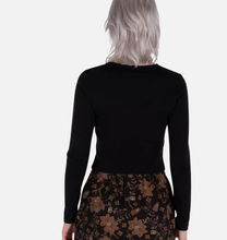 Load image into Gallery viewer, Snail Mail Micro Rib Long Sleeve Tee - Black
