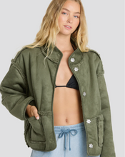 Load image into Gallery viewer, Camper Reversible Fleece Jacket Canteen
