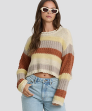 Load image into Gallery viewer, Mix Up Crewneck Sweater COBBLESTONE
