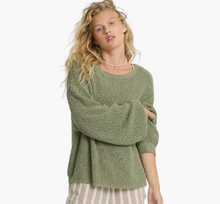 Load image into Gallery viewer, Open Air Crewneck Sweater Green
