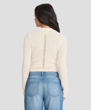 Load image into Gallery viewer, Sweet Clare Crewneck Sweater White Cap
