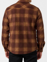 Load image into Gallery viewer, Glacier Plaid Superfleece Long Sleeve Shirt Chocolate

