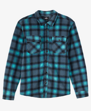 Load image into Gallery viewer, Glacier Plaid Superfleece Long Sleeve Shirt Dark Slate
