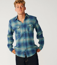 Load image into Gallery viewer, Count Flannel Shirt Navy
