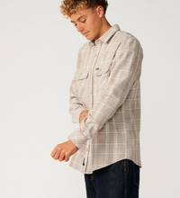 Load image into Gallery viewer, Griffin Flannel Shirt Stone
