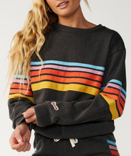 Load image into Gallery viewer, Surf Revival Relaxed Crew Washed Black
