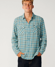 Load image into Gallery viewer, Classic Surf Checked In Flannel Dusty Jade
