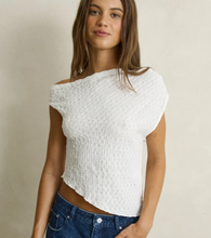 Load image into Gallery viewer, Maya Lace Asymmetric Top
